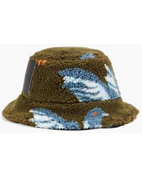 JW Anderson - Botton-blend Fleece Bucket Hat - Lyst