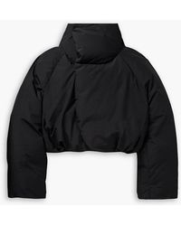 Entire studios - Dbl Oversized Cropped Shell Down Jacket - Lyst