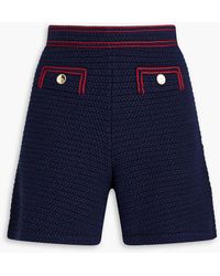 Sandro - Roddy shorts aus tweed mit verzierung - Lyst