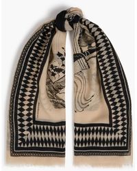 Zimmermann - Printed Wool-gauze Scarf - Lyst