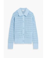 A.L.C. - Kingsley Open-Knit Cotton-Blend Cardigan - Lyst