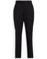 Helmut Lang - Pleated Wool-twill Straight-leg Pants - Lyst
