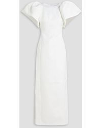 LEO LIN - Lucinda Satin Maxi Dress - Lyst
