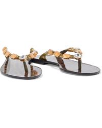 dolce and gabbana on my flip flops