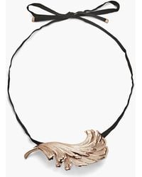 Zimmermann - Rose Gold-tone And Grosgrain Necklace - Lyst