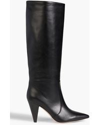 Gianvito Rossi - Allen Leather Knee Boots - Lyst