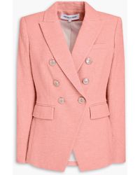 Veronica Beard - Miller Dickey Double-Breasted Cotton-Blend Tweed Blazer - Lyst