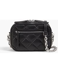Stand Studio - Quilted Faux Leather Crossbody Bag - Lyst