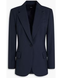 Theory - Wool-Blend Crepe Blazer - Lyst