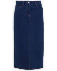 Claudie Pierlot - Midirock aus denim - Lyst