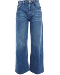 IRO Orchae High-rise Wide-leg Jeans - Blue