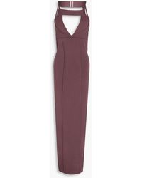 Rick Owens - Sling Cutout Stretch-knit Maxi Dress - Lyst