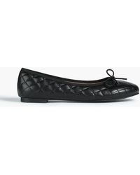 French Sole - Amelie Quilted Leather Ballet Flats - Lyst