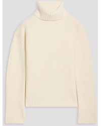 Veronica Beard - Matilda Ribbed Wool And Cashmere-blend Turtleneck Sweater - Lyst