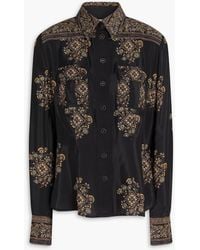 Zimmermann - Printed Crepe De Chine Shirt - Lyst
