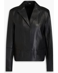 Theory - Leather Jacket - Lyst