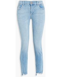DL1961 - Florence Cropped Mid-rise Skinny Jeans - Lyst
