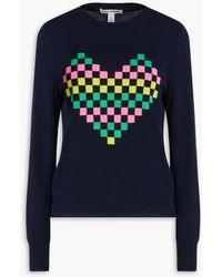 Autumn Cashmere - Intarsia-knit Cashmere Sweater - Lyst