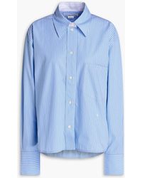 Victoria Beckham - Striped Cotton-Poplin Shirt - Lyst