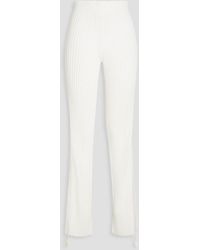 Dion Lee - Ribbed Cotton-blend Flared Pants - Lyst