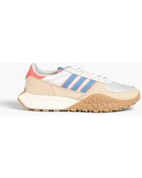 adidas Originals - Retropy E5 W.r.p. Leather And Mesh Sneakers - Lyst