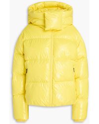 Perfect Moment - Quilted Shell Hooded Down Ski Jacket - Lyst