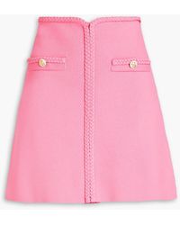 Maje - Embellished Knitted Mini Skirt - Lyst
