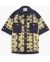 3.1 Phillip Lim - Oversized Printed Broderie Anglaise Cotton Shirt - Lyst