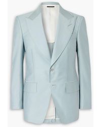 Tom Ford - Atticus Wool And Silk-Blend Twill Suit Jacket - Lyst