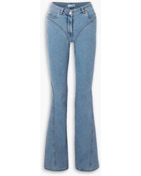 Mugler - Mid-rise Flared Jeans - Lyst