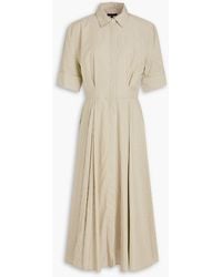 Rag & Bone - Aiden Striped Cotton-Poplin Midi Shirt Dress - Lyst