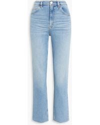 RE/DONE - 70s hoch sitzende jeans mit geradem bein - Lyst