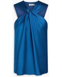 Jonathan Simkhai - Ria Twisted Satin Top - Lyst