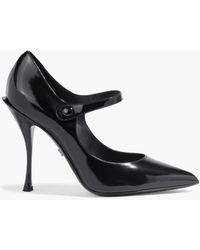 Dolce & Gabbana - Patent-leather Mary Jane Pumps - Lyst