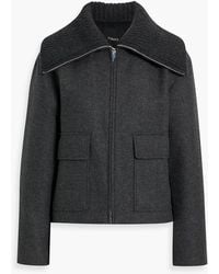 Theory - Wool-Blend Twill Jacket - Lyst