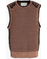 3.1 Phillip Lim - Two-Tone Knitted Vest - Lyst