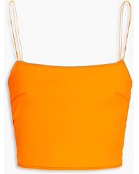 Jacquemus - Pomelo Cropped Stretch-jersey Top - Lyst
