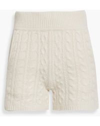 Vince Cardigan aus Kaschmir in Natur Damen Bekleidung Kurze Hosen Mini Shorts 