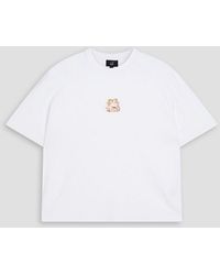 Dunhill - Printed Cotton-jersey T-shirt - Lyst
