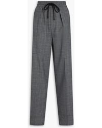 Isabel Marant - Priska Prince Of Wales Checked Wool-Blend Straight-Leg Pants - Lyst