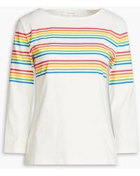 Chinti & Parker - Striped Cotton-jersey Top - Lyst