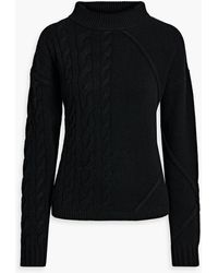 Max Mara - Cable-knit Wool And Cashmere-blend Sweater - Lyst