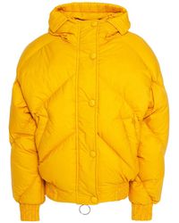 Ienki Ienki Dunlope Quilted Shell Hooded Down Coat - Yellow