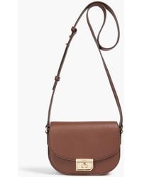 Bally - Adria Pebbled-Leather Cross-Body Bag - Lyst