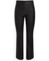 Helmut Lang - Stretch-leather Flared Pants - Lyst
