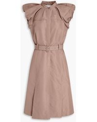 3.1 Phillip Lim - Belted Ruffled Cotton-Blend Shirt Dress - Lyst