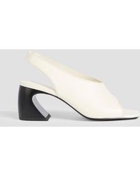 3.1 Phillip Lim - Id Leather Slingback Sandals - Lyst