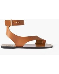 Atp Atelier - + Net Sustain Aquara Sandalen Aus Leder - Lyst