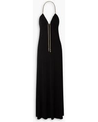 Zeus+Dione - Circe neckholder-maxikleid aus jersey mit verzierungen - Lyst