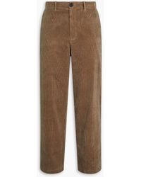 FRAME - Tapered Corduroy Pants - Lyst